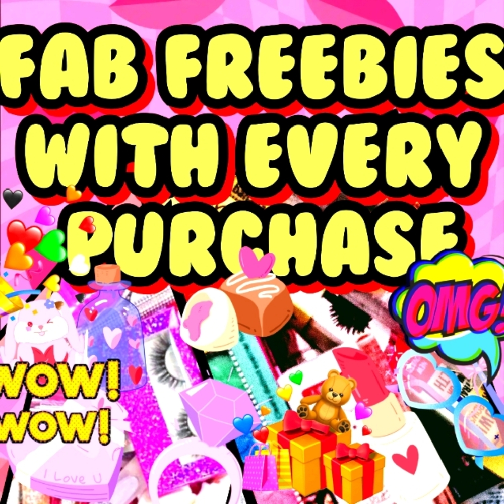 ⭐ I love giving Freebies just read my love notes! You always get something Fab⭐